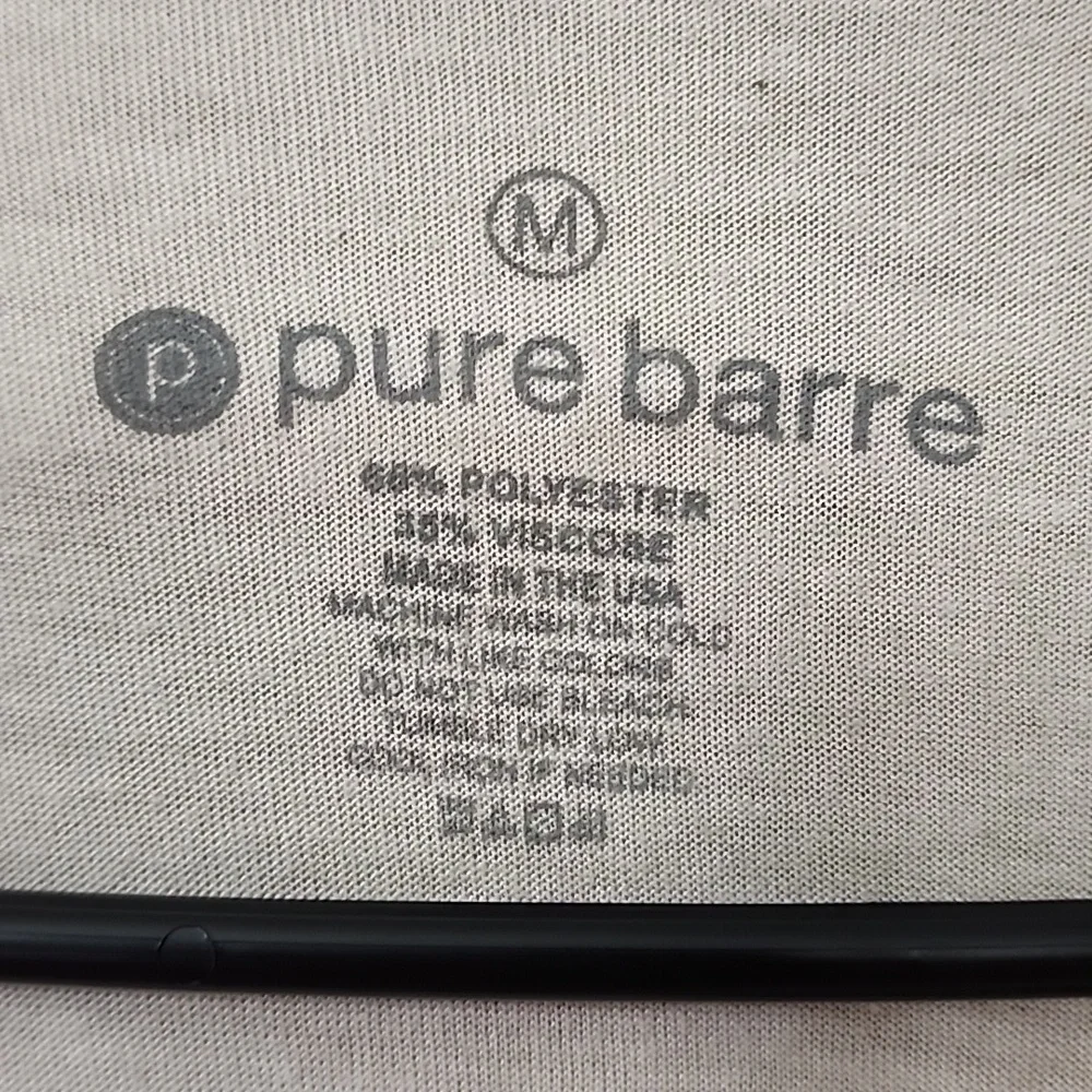 Pure Barre Light Tan Top - Picture 2 of 3